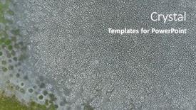  Presentation with fish pond - Slide deck enhanced with top-view-of-fish-pond background and a gray colored foreground