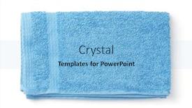  Presentation with blue - Audience pleasing presentation design consisting of top-view-of-folded-blue backdrop and a light blue colored foreground