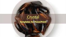  Presentation with ceramic - Slide deck enhanced with top-view-of-fresh-boiled background and a  colored foreground