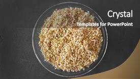  Presentation with quinoa - Audience pleasing slide deck consisting of quinoa grains on dark background backdrop and a dark gray colored foreground