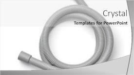  Presentation with plastic - Presentation theme with top-view-of-gray-plastic and a white colored foreground