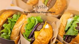  Presentation with hamburger - 