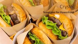  Presentation with hamburger - 