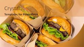  Presentation with hamburger - 