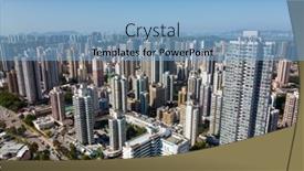  Presentation with hong kong - PPT theme consisting of top-view-of-hong-kong background and a  colored foreground