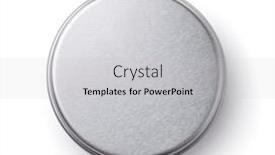  Presentation with container - Colorful theme enhanced with top-view-of-metal-round backdrop and a light gray colored foreground