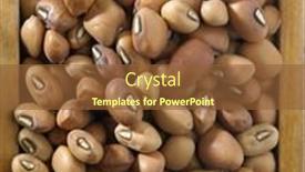  Presentation with beans - Presentation design consisting of top-view-of-nigerian-brown background and a tawny brown colored foreground