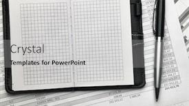  Presentation with financial accounting - PPT layouts enhanced with top-view-of-office-employee background and a light gray colored foreground