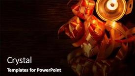  Presentation with oil lamp - Beautiful slides featuring top-view-of-oil-lamp backdrop and a black colored foreground