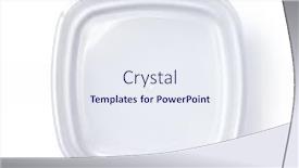  Presentation with plastic container - Beautiful presentation theme featuring top-view-of-open-empty backdrop and a sky blue colored foreground