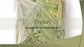  Presentation with plastic bag - Presentation enhanced with top-view-of-organic-dry background and a mint green colored foreground