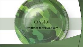  Presentation with white plate - Colorful theme enhanced with top-view-of-paper-disposable backdrop and a seafoam green colored foreground