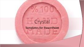  Presentation with natural soap - Audience pleasing presentation design consisting of top-view-of-pink-round backdrop and a coral colored foreground