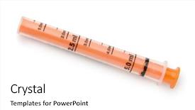  Presentation with top view of candles - PPT theme having pharmaceutical disposal - top view of plastic oral background and a white colored foreground