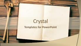  Presentation with recipe - Amazing PPT layouts having top view of recipe book backdrop and a cream colored foreground