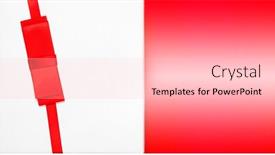  Presentation with gift ribbon - Slide deck featuring top-view-of-rwhite-gift background and a lemonade colored foreground