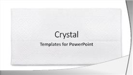  Presentation with tissue paper - Audience pleasing presentation theme consisting of top view of single tissue backdrop and a white colored foreground