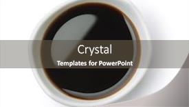  Presentation with soy sauce - Beautiful PPT theme featuring top-view-of-soy-sauce backdrop and a tawny brown colored foreground