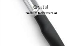  Presentation with stainless steel - Colorful slide set enhanced with top-view-of-stainless-steel backdrop and a white colored foreground