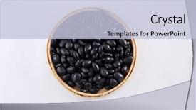  Presentation with black - Colorful theme enhanced with top-view-of-the-black backdrop and a light blue colored foreground