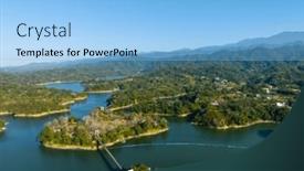  Presentation with minute - PPT theme consisting of top-view-of-the-minute background and a light blue colored foreground