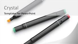  Presentation with analysis risk top view - PPT layouts with top-view-of-three-double background and a light gray colored foreground