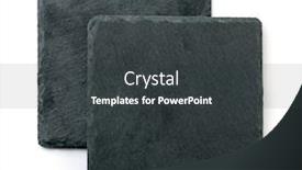  Presentation with square - Presentation design with top-view-of-two-black background and a dark gray colored foreground