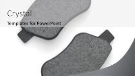  Presentation with car brake - PPT layouts with top-view-of-two-new background and a light gray colored foreground