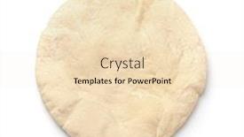  Presentation with risk top view - PPT layouts with top-view-of-uncooked-pita background and a lemonade colored foreground