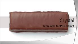  Presentation with sugar free - Presentation theme with top-view-of-unwrapped-sugar background and a tawny brown colored foreground