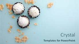  Presentation with ice blue - Cool new PPT layouts with top-view-of-vanilla-ice backdrop and a light blue colored foreground