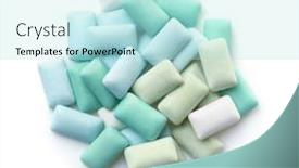  Presentation with sugar free - Slides with top-view-of-various-sugar background and a arctic colored foreground