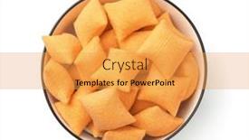  Presentation with cereal - Presentation theme having top-view-of-wheat-cereal background and a  colored foreground