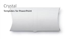  Presentation with kebab - PPT layouts with top-view-of-white-blank background and a white colored foreground