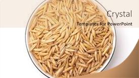  Presentation with grains - Slides having top-view-of-whole-unhulled background and a  colored foreground