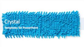  Presentation with dust - PPT theme enhanced with top view quick change dust background and a teal colored foreground