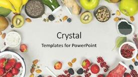  Presentation with red grey - Colorful PPT layouts enhanced with top view selective focus detox backdrop and a light gray colored foreground