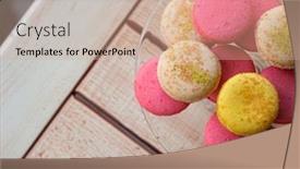  Presentation with yellow color - Beautiful presentation featuring top-view-shot-of-colorful backdrop and a coral colored foreground