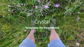  Presentation with men shoes - Presentation theme having top-view-to-men-s background and a tawny brown colored foreground