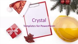  Presentation with top hat - Audience pleasing slides consisting of top view with copy spase backdrop and a sky blue colored foreground