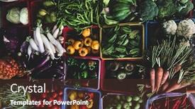  Presentation with circuit - PPT layouts having top-view background and a tawny brown colored foreground