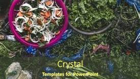  Presentation with circuit - Slide deck having top-view background and a tawny brown colored foreground