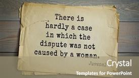  Presentation with satirical - Beautiful PPT layouts featuring top-20 aphorism by juvenal backdrop and a coral colored foreground