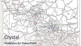  Presentation with dictionary - PPT theme with topographical map of nord background and a light gray colored foreground