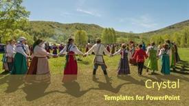  Presentation with ancient feast - Audience pleasing slide deck consisting of topolnoe-altay-russia-may-27 backdrop and a tawny brown colored foreground