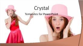  Presentation with wizard - PPT layouts enhanced with toppers - pretty young wizard in mini background and a white colored foreground