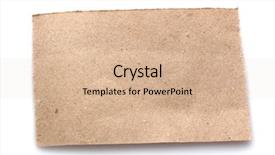  Presentation with torn paper - Presentation theme having torn blank paper isolated on white background and a coral colored foreground