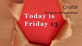  Presentation with torn paper - Presentation theme consisting of torn craft paper with red background and a red colored foreground