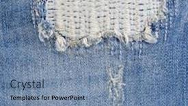  Presentation with texture jeans texture denim - Colorful theme enhanced with torn denim jeans texture backdrop and a seafoam green colored foreground