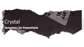  Presentation with black paper texture black - PPT layouts consisting of torn-empty-black-pieces-texture and a dark gray colored foreground